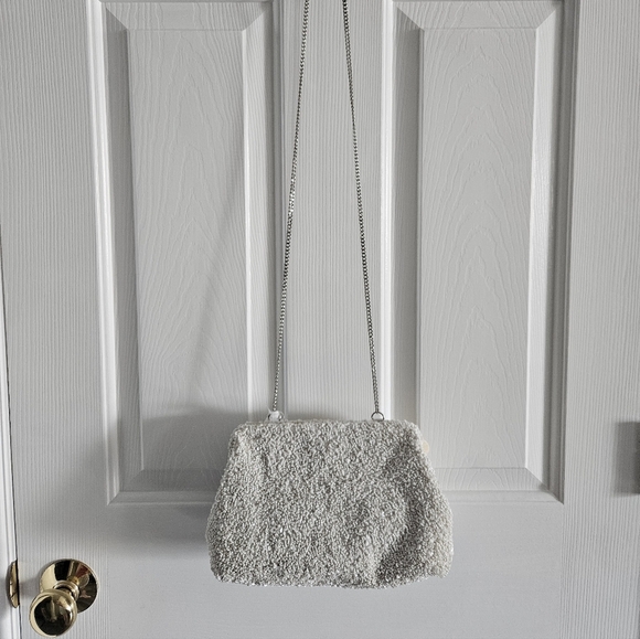 NWT Viral Made In India Beaded Kisslock Frame Crossbody Bag Purse - Picture 5 of 9